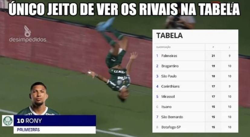 Paulistão: os melhores memes de São Paulo 0 x 1 Palmeiras