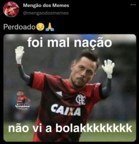 Diego Alves não escapa de memes dos torcedores após erros decisivos pelo Cariocão.