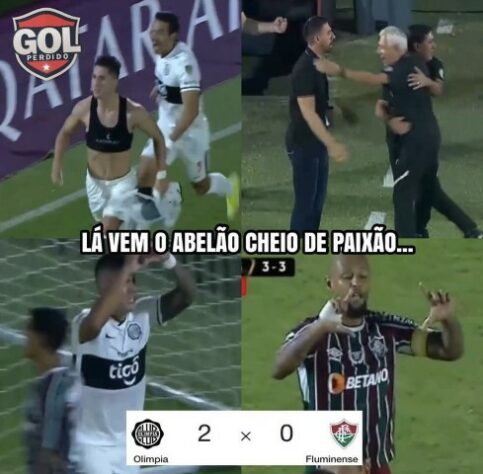 Faz o L de eLiminado, Virgem das Américas e provocações a Felipe Melo: Fluminense vira piada e sofre com memes após eliminação precoce na Libertadores.