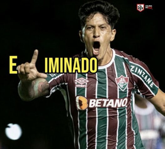 Faz o L de eLiminado, Virgem das Américas e provocações a Felipe Melo: Fluminense vira piada e sofre com memes após eliminação precoce na Libertadores.