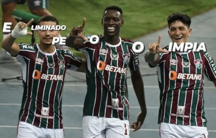 Faz o L de eLiminado, Virgem das Américas e provocações a Felipe Melo: Fluminense vira piada e sofre com memes após eliminação precoce na Libertadores.