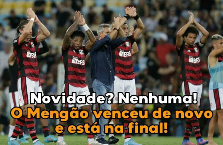 Rubro-negros fazem memes após vencer e eliminar o Vasco da Gama no Cariocão.