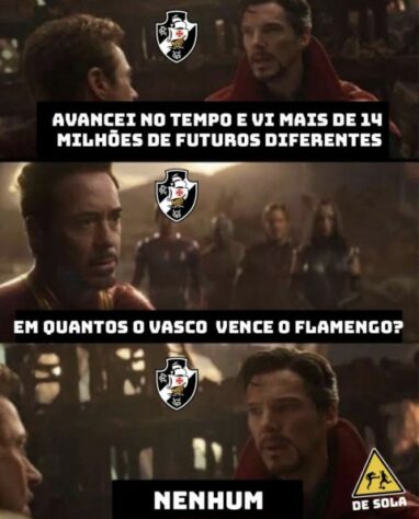 Rubro-negros fazem memes após vencer e eliminar o Vasco da Gama no Cariocão.