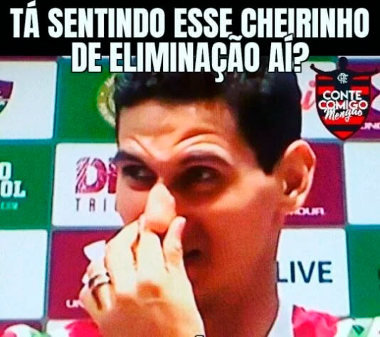 Faz o L de eLiminado, Virgem das Américas e provocações a Felipe Melo: Fluminense vira piada e sofre com memes após eliminação precoce na Libertadores.