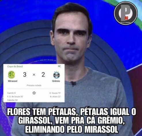 Copa do Brasil: os melhores memes da eliminação do Grêmio para o Mirassol.