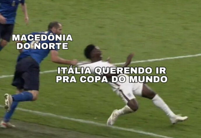 Após derrota para Macedônia do Norte, Seleção Italiana está fora do Mundial pela segunda vez consecutiva. Nas redes sociais, não faltaram zoeiras com o vexame da atual campeã da Eurocopa. Veja os memes na galeria! (Por Humor Esportivo)