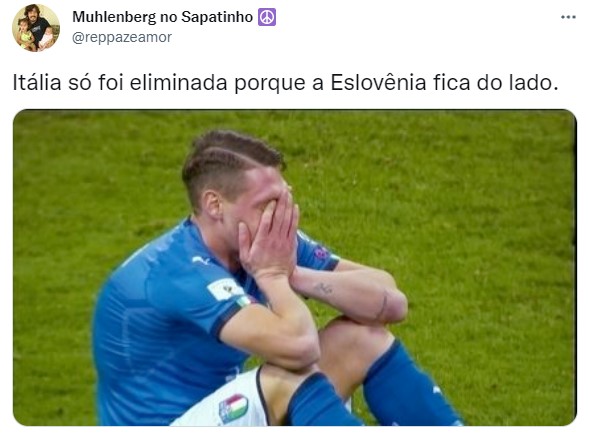 Após derrota para a Macedônia do Norte pela repescagem para Copa do Mundo do Qatar, Itália foi alvo de memes nas redes sociais.