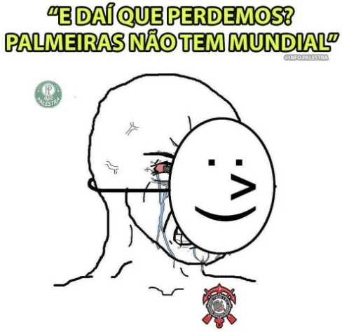 Rei dos Clássicos? Torcedores do Palmeiras fazem memes após vitória diante do Corinthians.