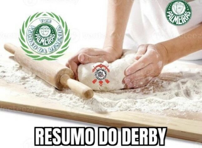 Rei dos Clássicos? Torcedores do Palmeiras fazem memes após vitória diante do Corinthians.