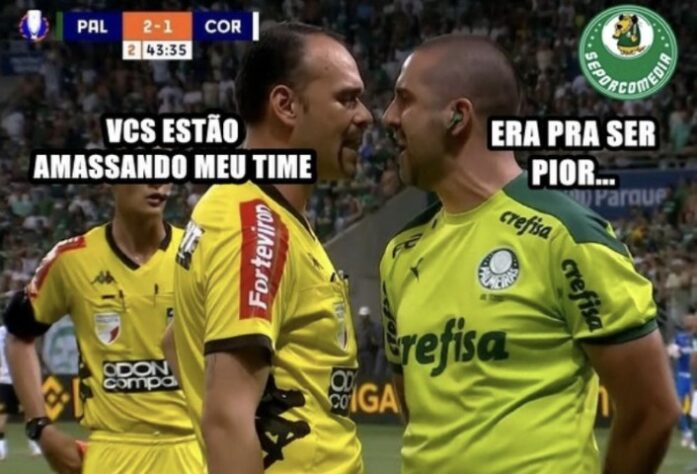 Rei dos Clássicos? Torcedores do Palmeiras fazem memes após vitória diante do Corinthians.