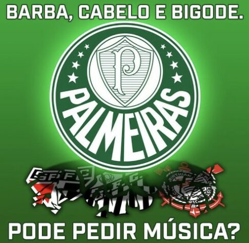 Rei dos Clássicos? Torcedores do Palmeiras fazem memes após vitória diante do Corinthians.