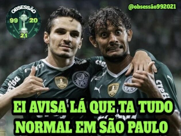 Rei dos Clássicos? Torcedores do Palmeiras fazem memes após vitória diante do Corinthians.