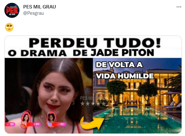 Paredão entre Jade Picon e Arthur Aguiar no BBB foi prato cheio para memes relacionados ao futebol.