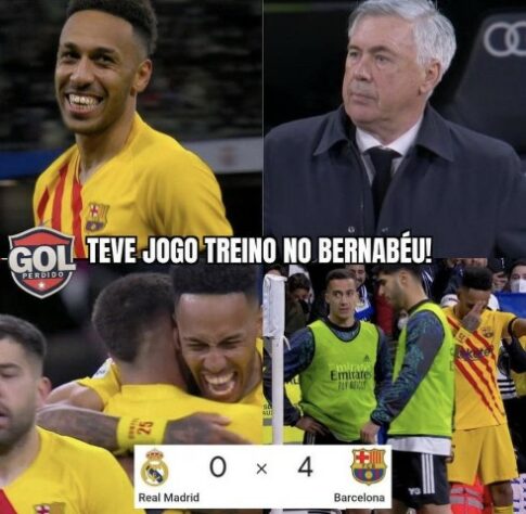 Vexame do Real Madrid diante do Barcelona rendeu zoeiras nas redes sociais.