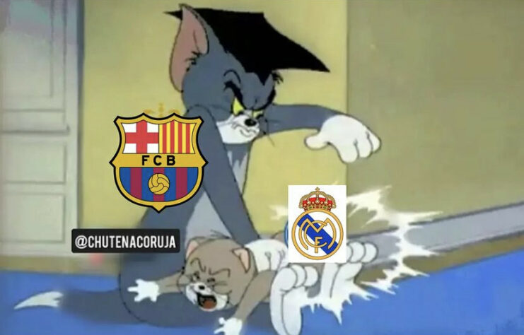 Vexame do Real Madrid diante do Barcelona rendeu zoeiras nas redes sociais.