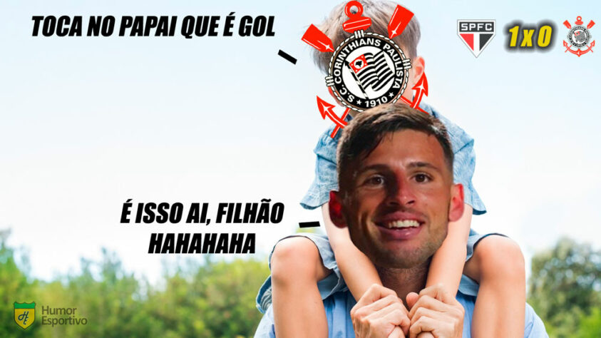 Teve provocação: torcedores de Corinthians e São Paulo fazem memes