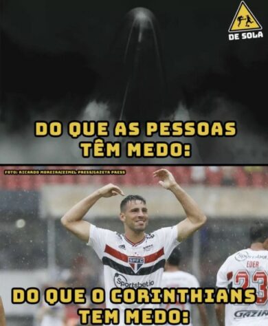 Memes da derrota do São Paulo para o Corinthians