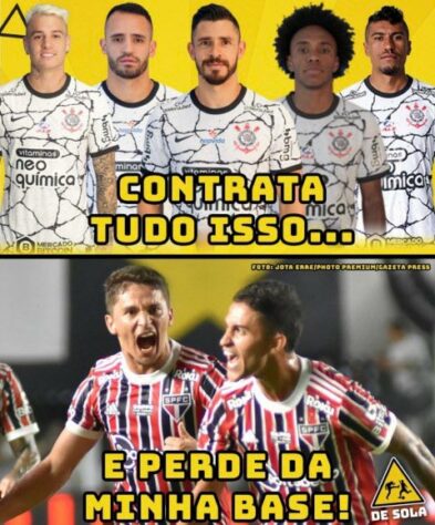 Torcedores do São Paulo fazem memes após vitória diante do Corinthians e classificação à final do Paulistão..