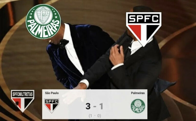 Pela primeira partida da final do Paulistão, o Tricolor recebeu a equipe comandada por Abel Ferreira no Morumbi e saiu com o triunfo por 3 a 1. Vantagem na decisão empolgou os são-paulinos, que foram às redes sociais postar memes. Confira! (Por Humor Esportivo)