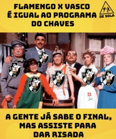 Rubro-negros não perdoaram o rival após vitória por 1 a 0 no Maracanã.