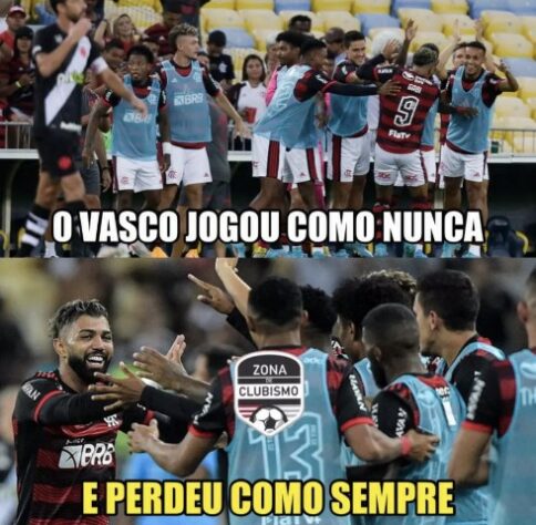 Rubro-negros não perdoaram o rival após vitória por 1 a 0 no Maracanã.