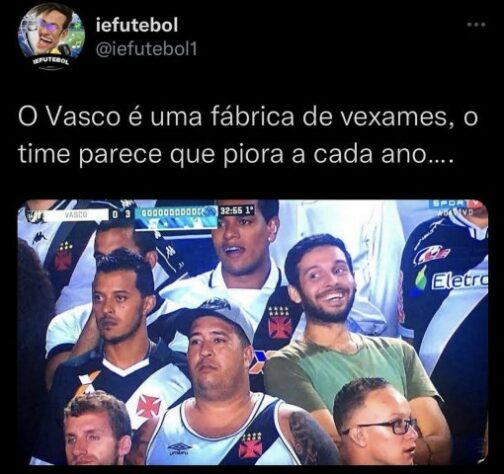 Eliminado da Copa do Brasil pela Juazeirense , Vasco é alvo de memes nas redes sociais.