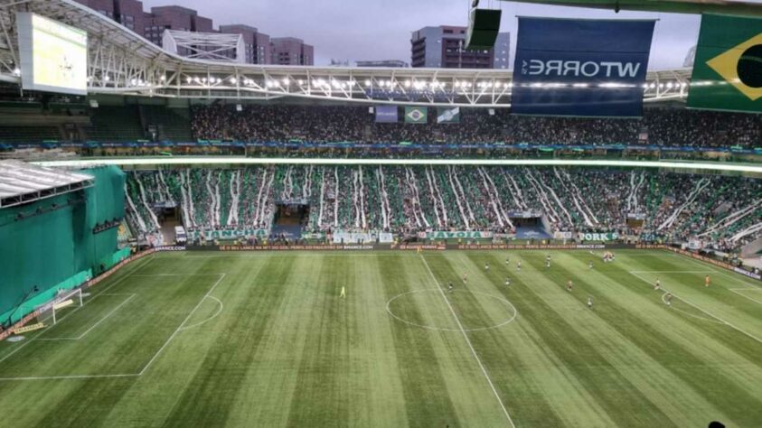 Torcida do Palmeiras no Allianz Parque.