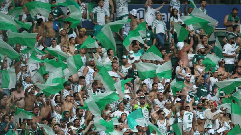 Torcida do Palmeiras no Allianz Parque.