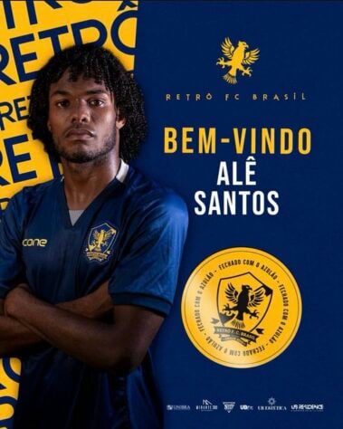 FECHADO - O Retrô anunciou a chegada por empréstimo do volante Alê Santos, que estava no Sport e reforça o clube até o final de 2022.