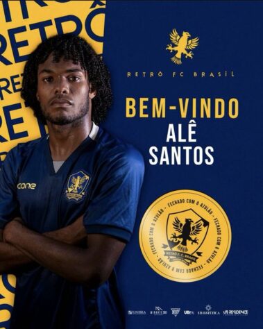 FECHADO - O Retrô anunciou a chegada por empréstimo do volante Alê Santos, que estava no Sport e reforça o clube até o final de 2022.