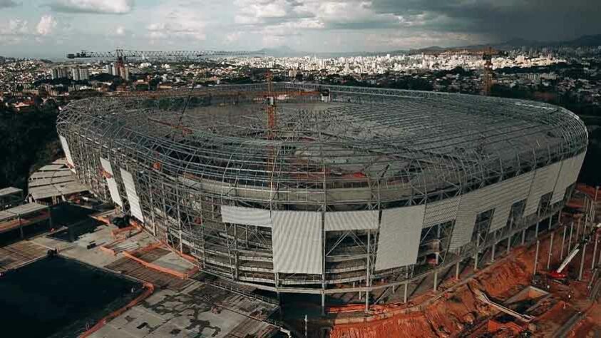 GALERIA: Veja como estão as obras do novo estádio do Atlético Mineiro