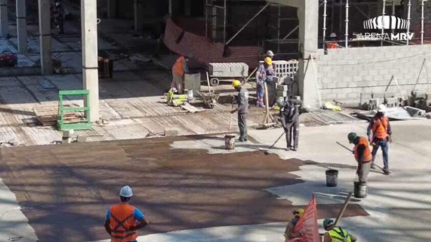 GALERIA: Veja como estão as obras do novo estádio do Atlético Mineiro