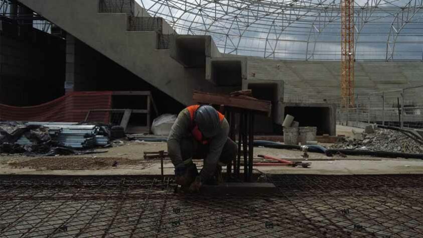 GALERIA: Veja como estão as obras do novo estádio do Atlético Mineiro