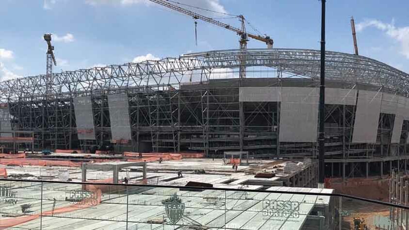 GALERIA: Veja como estão as obras do novo estádio do Atlético Mineiro