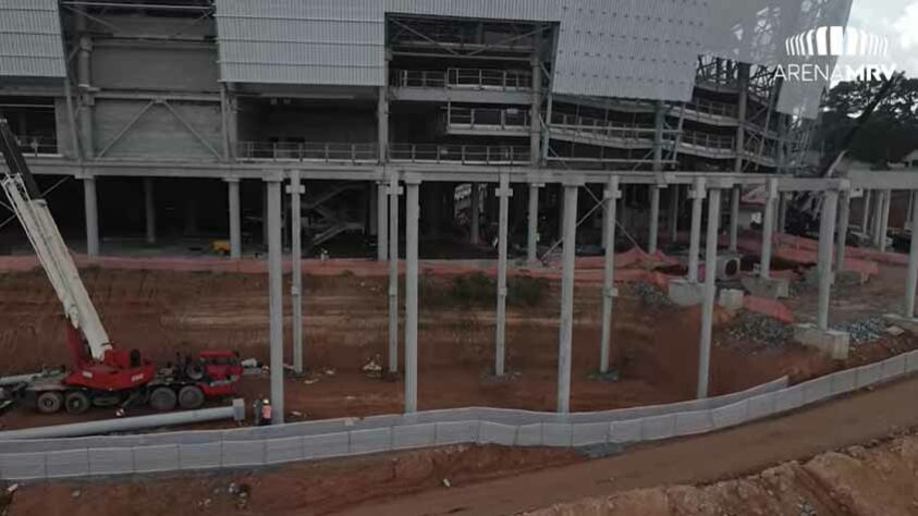 GALERIA: Veja como estão as obras do novo estádio do Atlético Mineiro