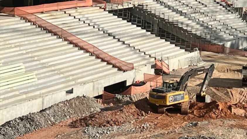 GALERIA: Veja como estão as obras do novo estádio do Atlético Mineiro