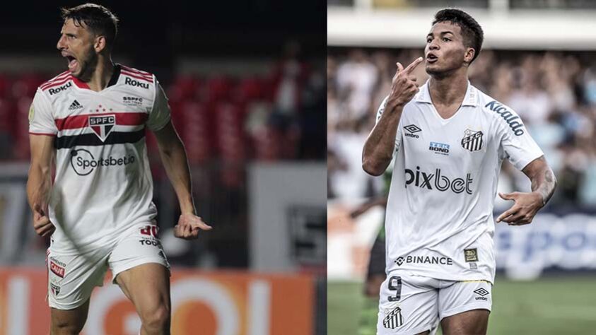 Calleri (São Paulo) x Marcos Leonardo (Santos)