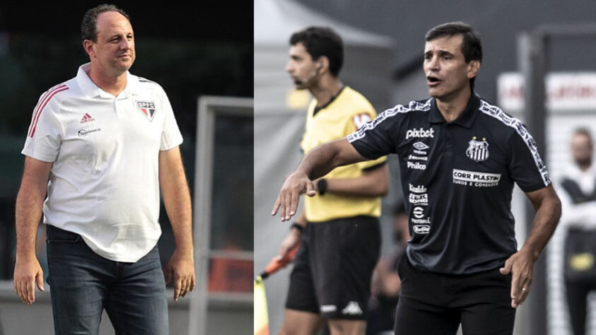 Rogério Ceni (São Paulo) x Fabián Bustos (Santos)