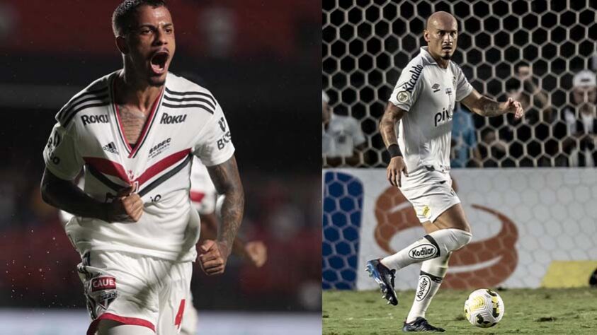 Diego Costa (São Paulo) x Maicon (Santos)