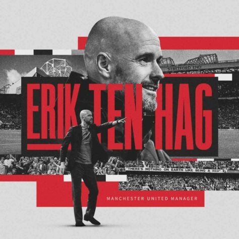 FECHADO - O Manchester United anunciou a contratação de Erik ten Hag para o cargo de técnico para a próxima temporada. O treinador de 52 anos comanda o Ajax desde dezembro de 2017, mas assinou contrato com os Diabos Vermelhos até 2025.