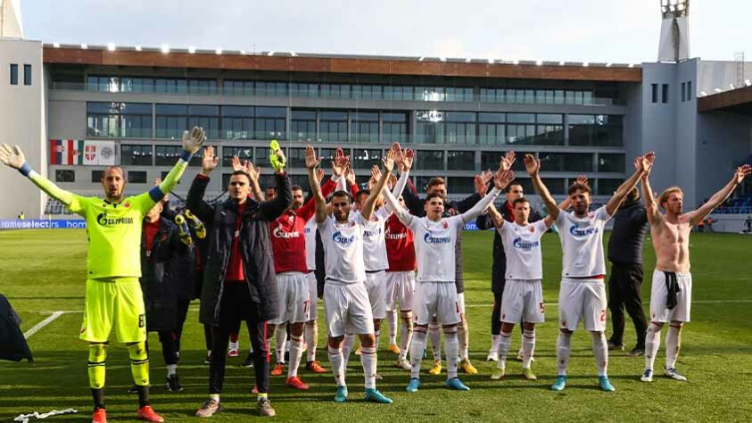 27º lugar: Estrela Vermelha (Sérvia) - Nível de liga nacional para ranking: 3 - Pontuação recebida: 194,5