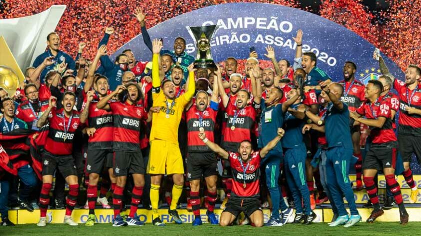 Flamengo (2020) - 71 pontos: em um campeonato marcado pela pandemia de Covid-19, o rubro-negro carioca terminou na frente.