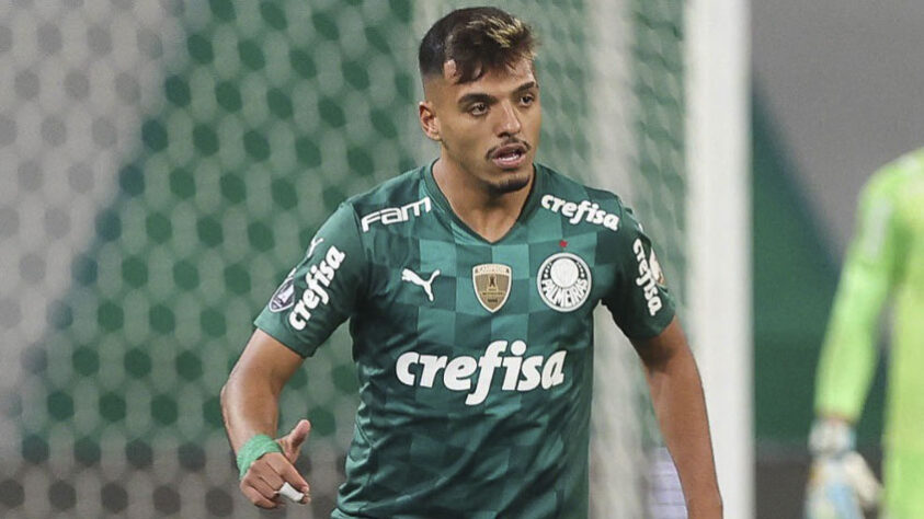 15º - Gabriel Menino (22 anos) - posição: meio-campista - Clube: Palmeiras - Valor de mercado: 7 milhões de euros (R$ 38,7 milhões)