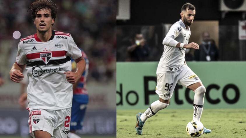 Igor Gomes (São Paulo) x Leo Baptistão (Santos)