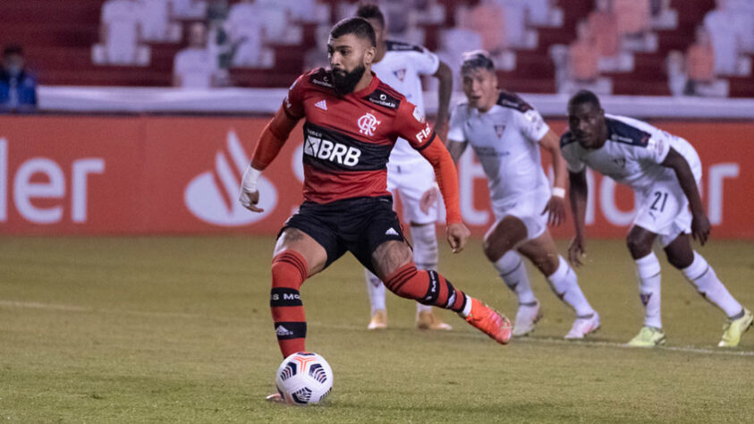 Os gols da vitória por 3 a 2 sobre a LDU, em Quito, foram de Gabigol (2) e Willian Arão.