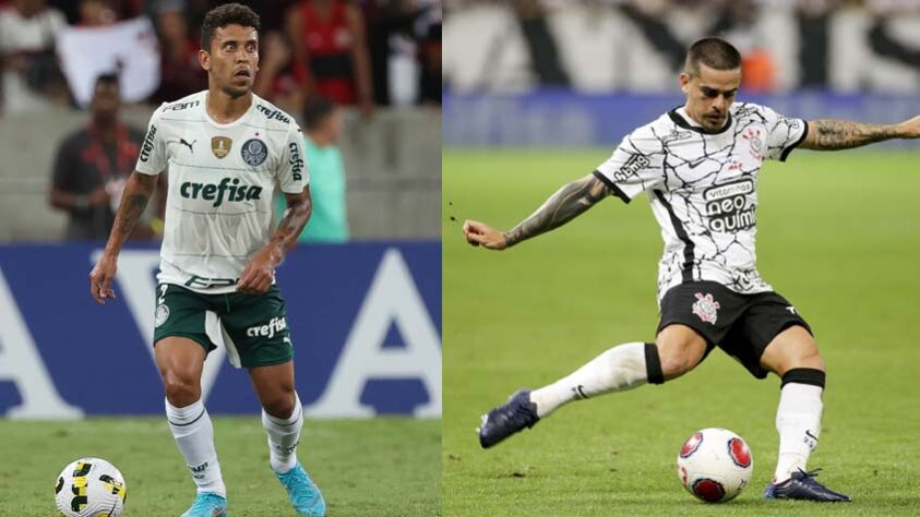 Marcos Rocha (Palmeiras) x Fagner (Corinthians)