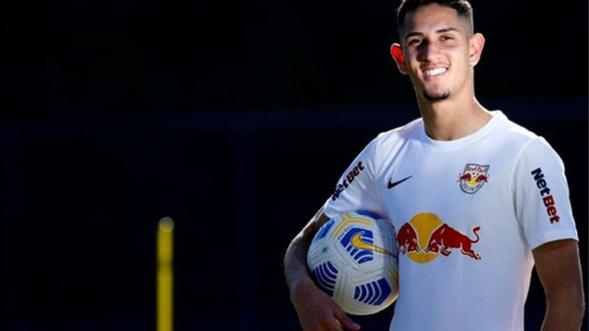 13º - Bruno Praxedes - 21 anos - meia do Red Bull Bragantino - Valor de mercado: 6,5 milhões de euros (R$ 35,8 milhões)
