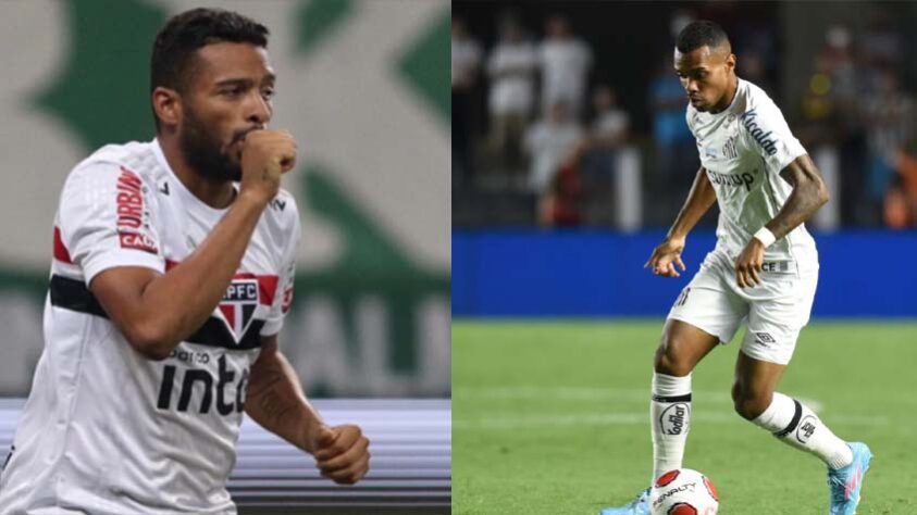 Reinaldo (São Paulo) x Lucas Pires (Santos)