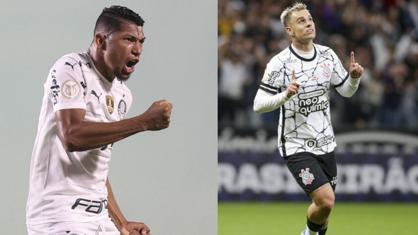 Rony (Palmeiras) x Roger Guedes (Corinthians)