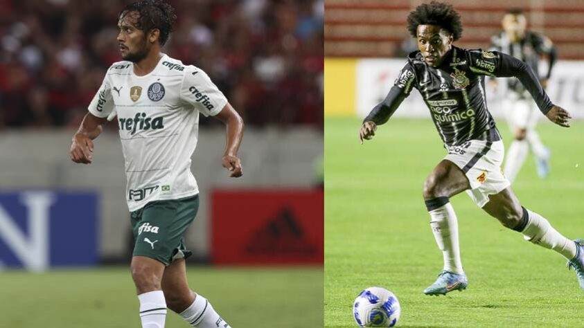 Gustavo Scarpa (Palmeiras) x Willian (Corinthians)